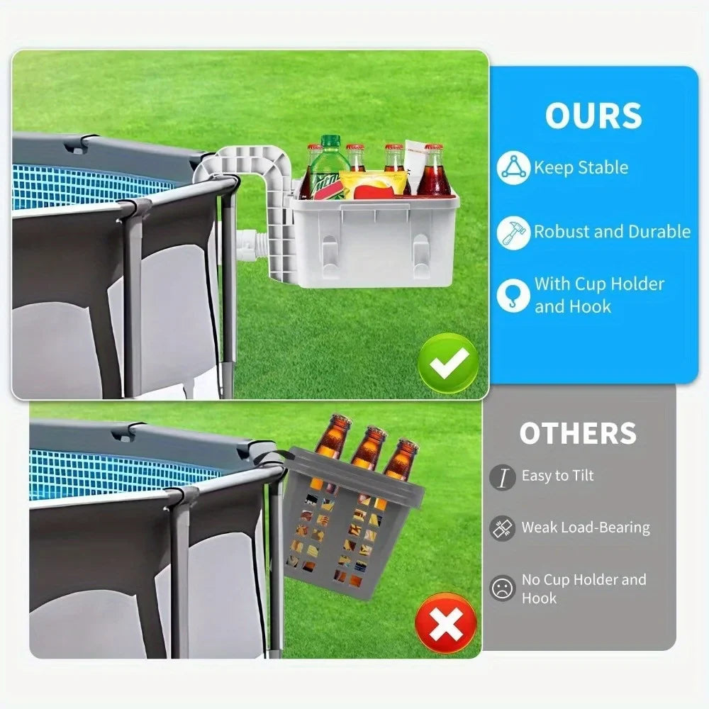 Poolside Organizer with Cup Holder