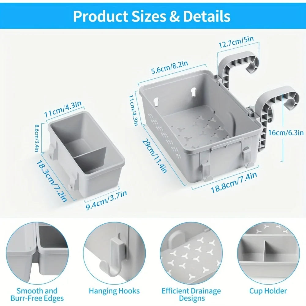 Poolside Organizer with Cup Holder