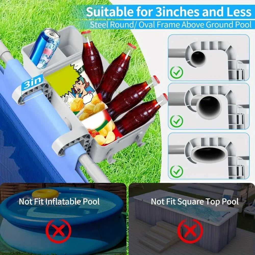 Poolside Organizer with Cup Holder
